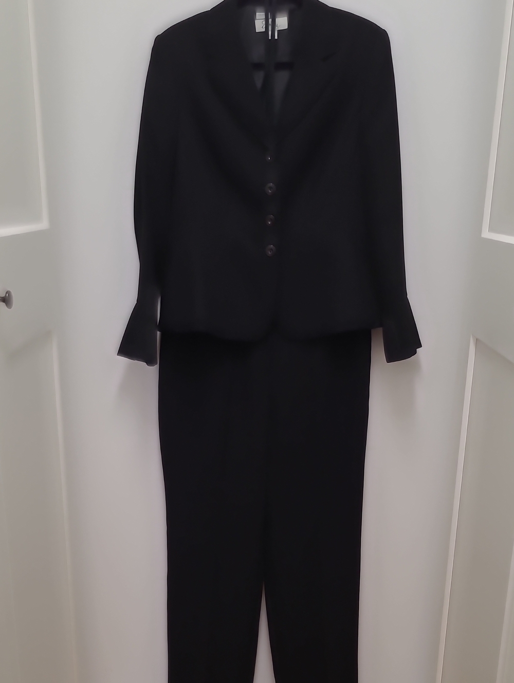 Emily Designs Black Women's Two-Piece Tailored Pantsuit